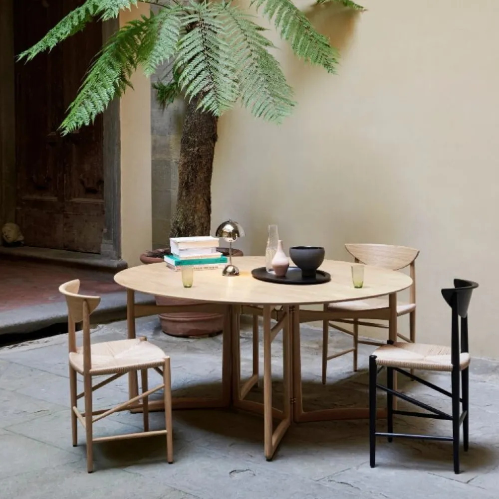 &Tradition Stole|Stue>HM3 Drawn Chair Oiled Oak