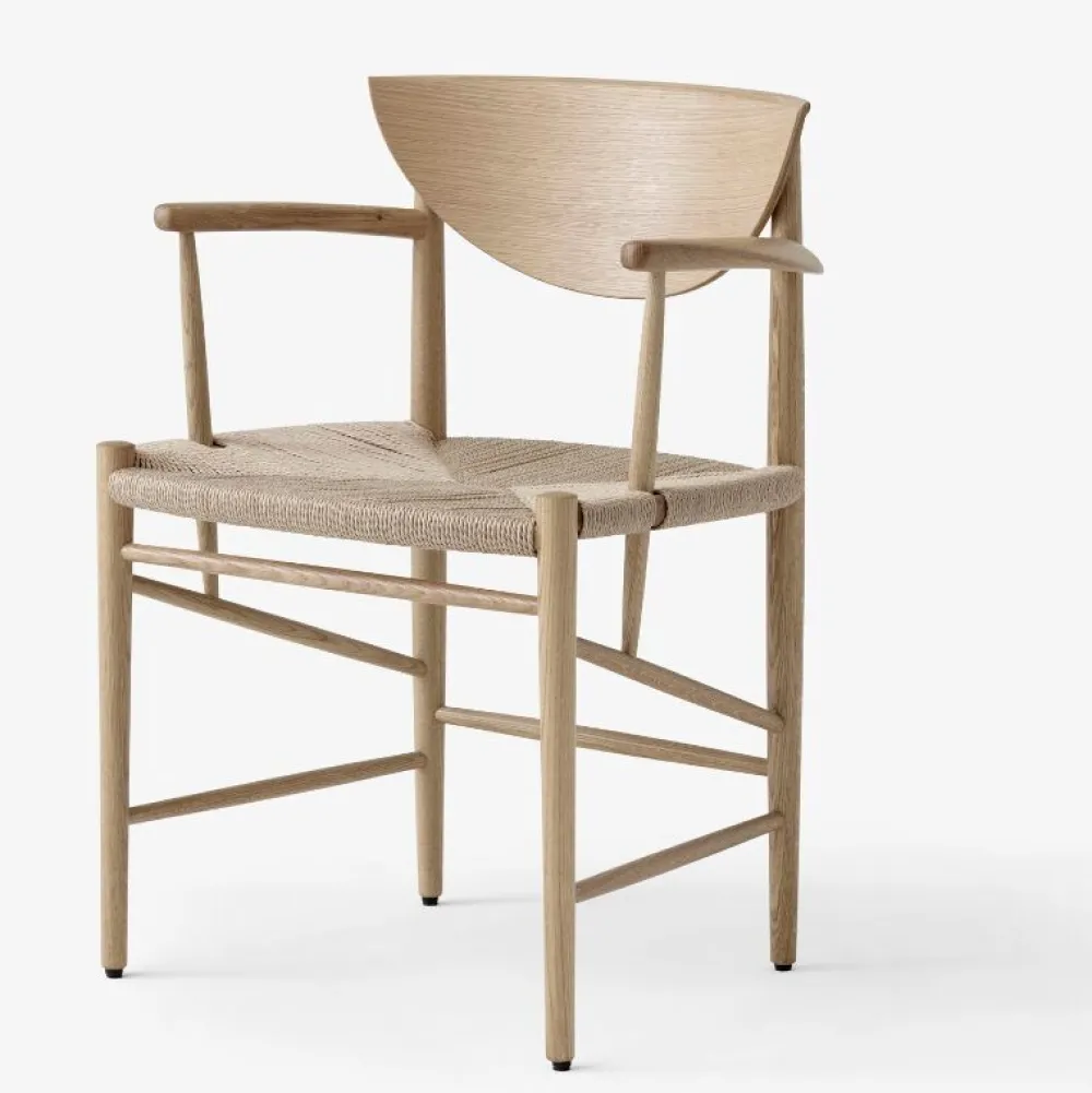 &Tradition Stole|Stue>HM4 Drawn Chair Oiled Oak