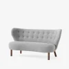 &Tradition Stue|Sofaer>Lille Petra VB2 Sofa Hallingdal 130 Walnut Legs