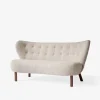 &Tradition Stue|Sofaer>Lille Petra VB2 Sofa Karakorum 003 Walnut Legs