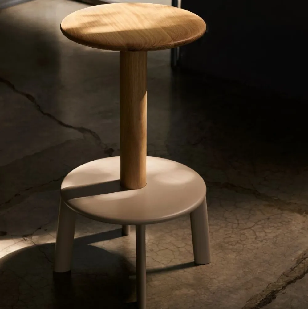 &Tradition Stole|Stue>Massif AV39 Oak & Grey Beige