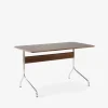 &Tradition Kontor>Pavilion AV16 Iron Linoleum Walnut Chrome Base