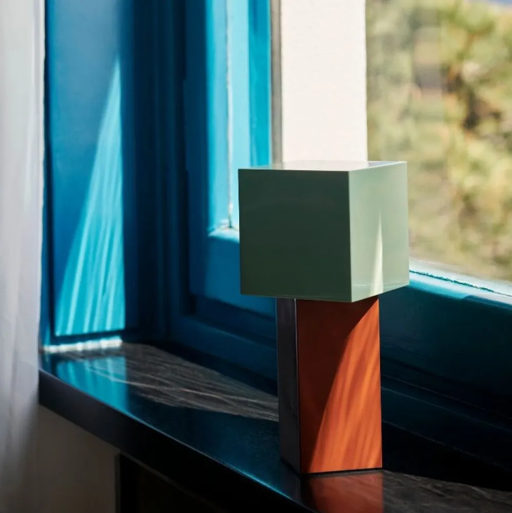 Børn &Tradition Kontor|Belysning>Pivot ATD7 Bordlampe Rusty/Mint