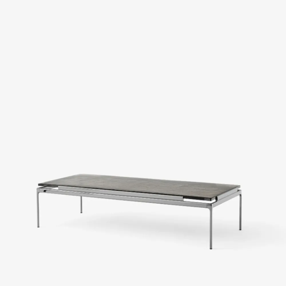 &Tradition Stue|Borde>Sett LN12 Smoked Cast Glass