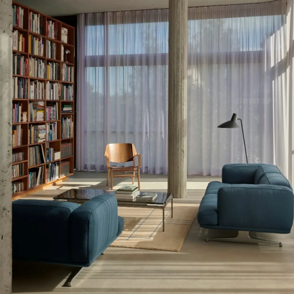 &Tradition Stue|Borde>Sett LN12 Smoked Cast Glass