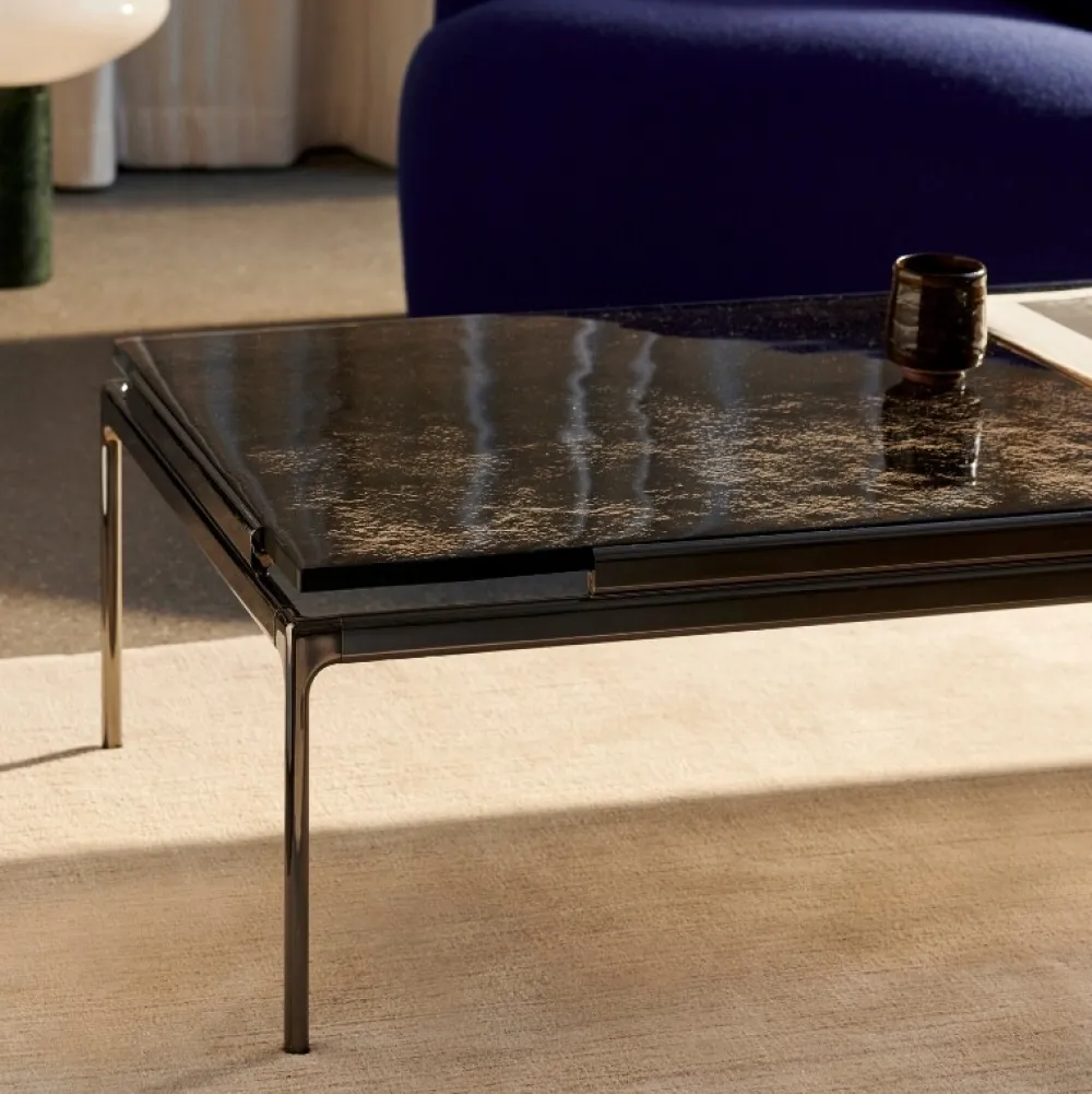 &Tradition Stue|Borde>Sett LN12 Smoked Cast Glass