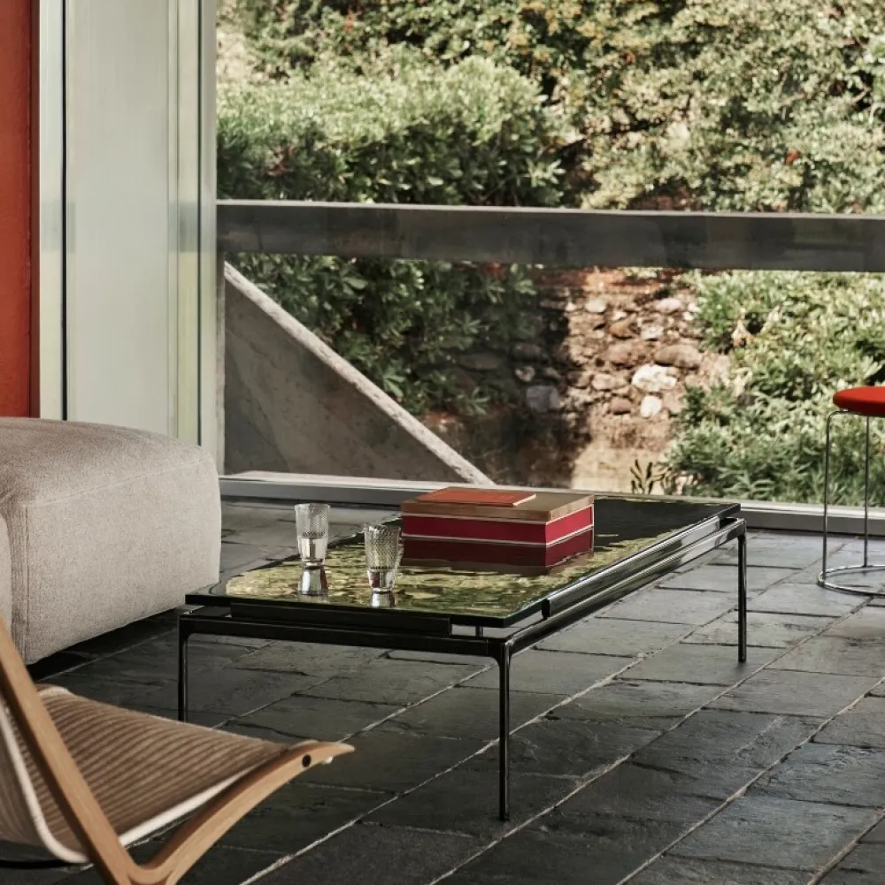 &Tradition Stue|Borde>Sett LN12 Smoked Cast Glass