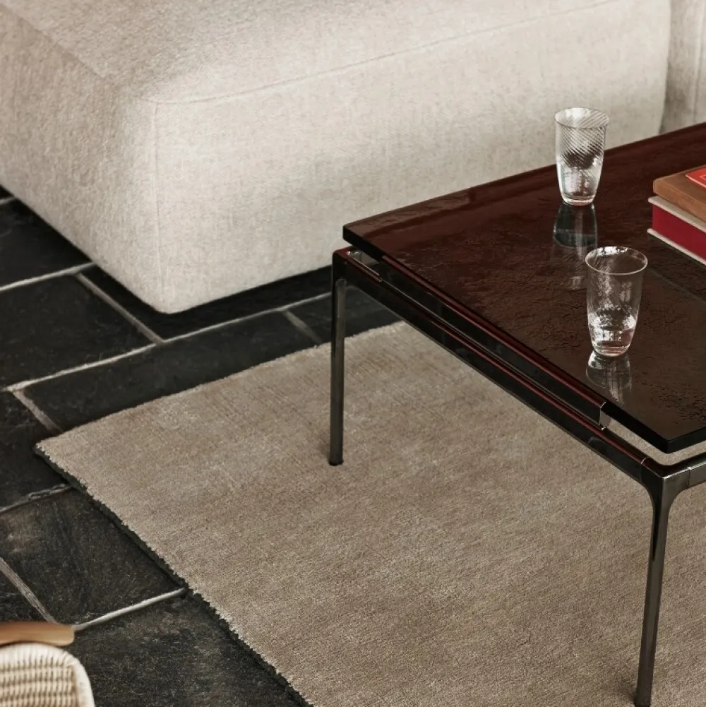 &Tradition Stue|Borde>Sett LN12 Smoked Cast Glass