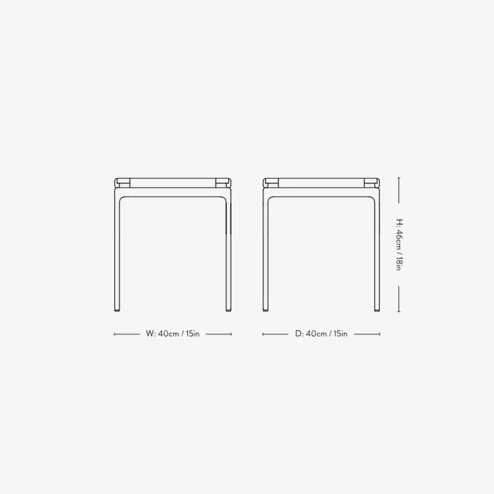 &Tradition Stue|Borde>Sett LN11 Verde Guatemala Marble