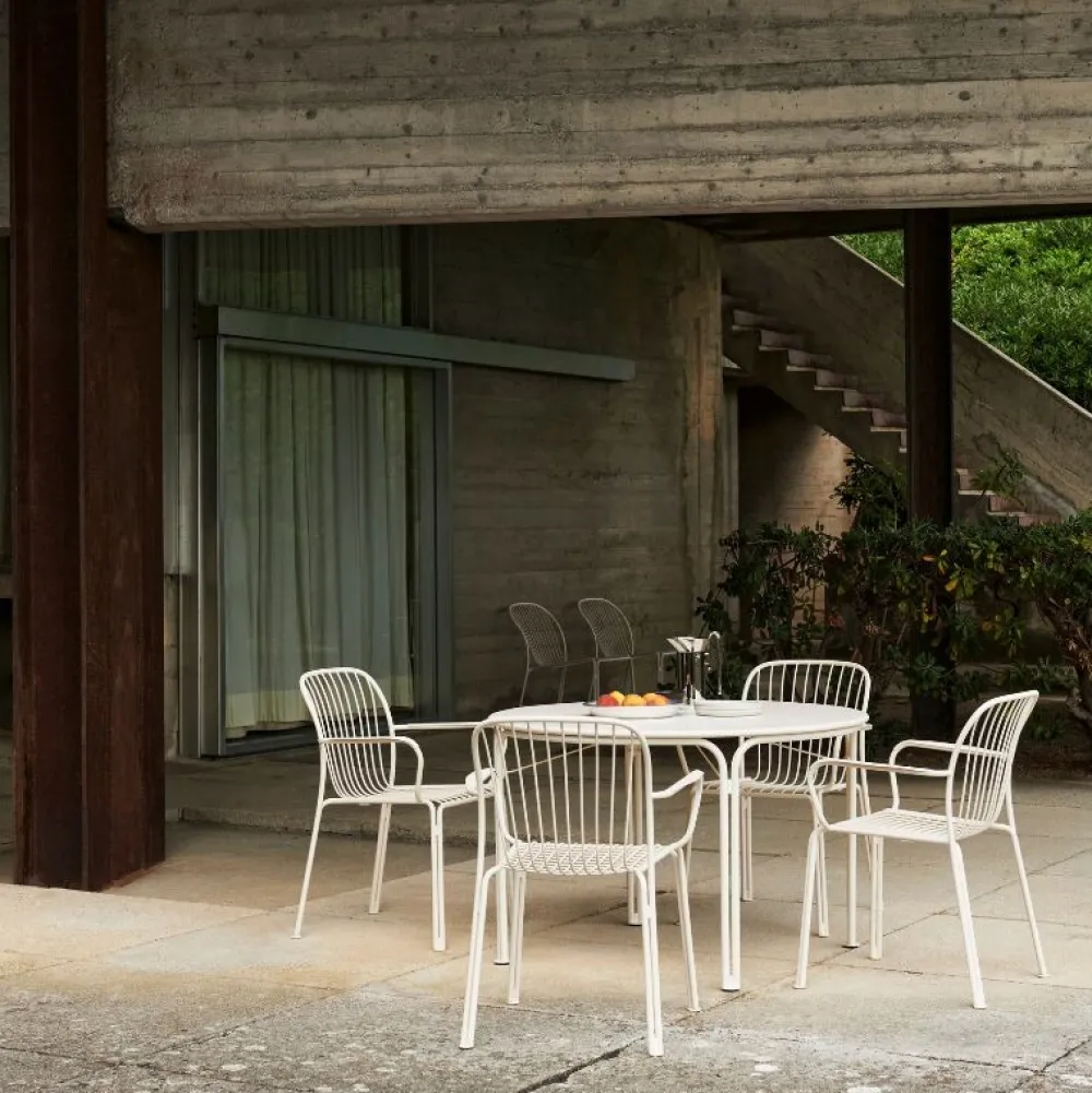 &Tradition Stole|Havemøbler>Thorvald SC95 Armstol Ivory