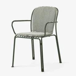 &Tradition Stole|Havemøbler>Thorvald SC95 Armstol Bronze Green