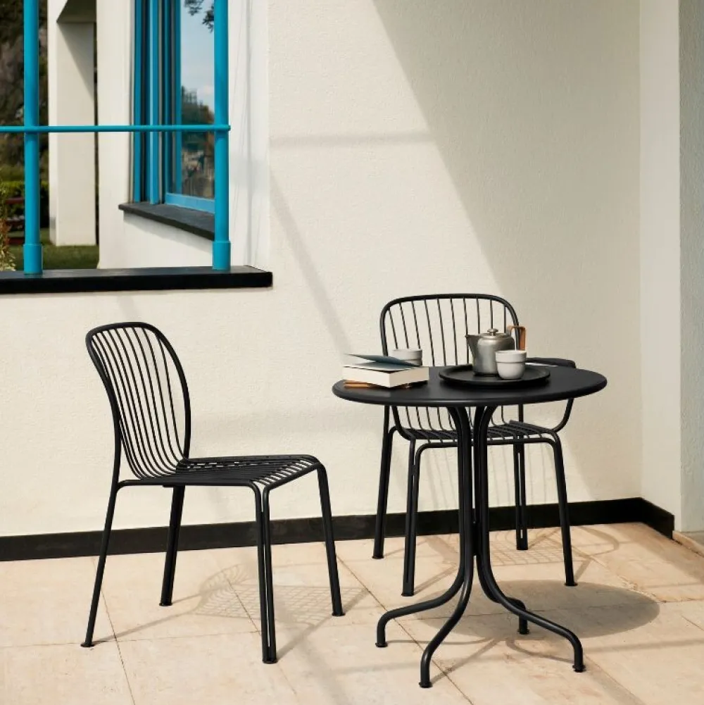 &Tradition Stole|Havemøbler>Thorvald SC94 Havestol Warm Black