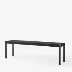 &Tradition Stue|Entré>TK5 Betty Bench Black Oak Black Webbing
