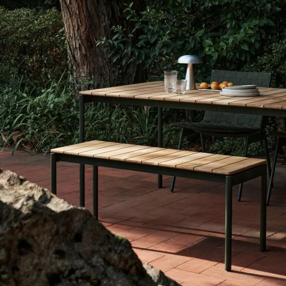 &Tradition Havemøbler>Ville AV27 Bænk Bronze Green