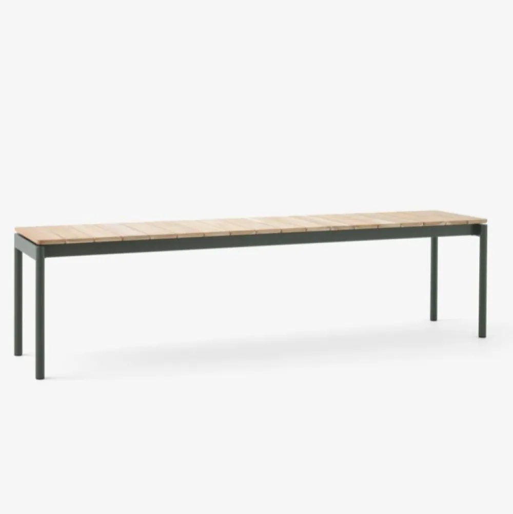&Tradition Havemøbler>Ville AV28 Bænk Bronze Green