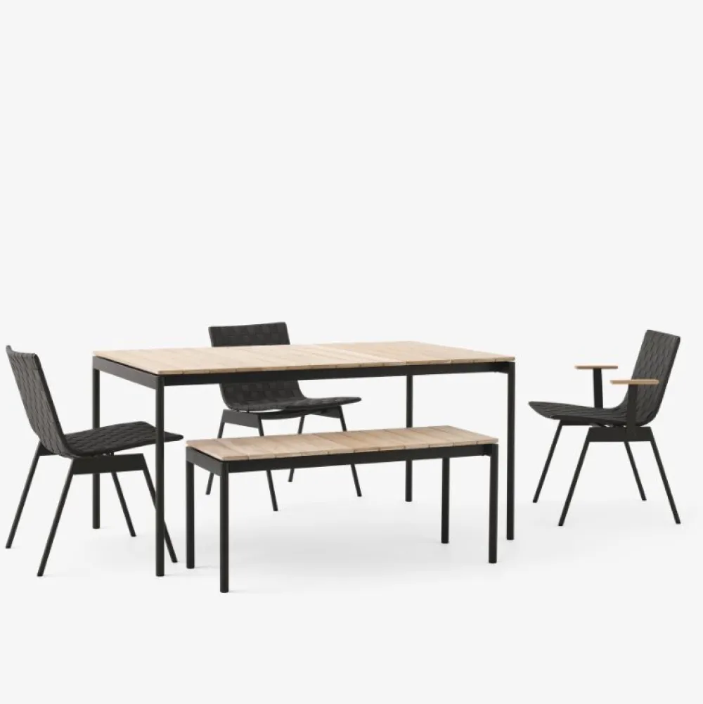 &Tradition Havemøbler>Ville AV25 Spisebord Warm Black