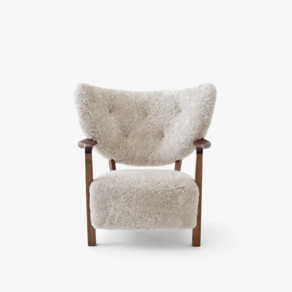 &Tradition Stue|Stole>Wulff ATD2 & ATD3 Moonlight Sheepskin Oiled Walnut