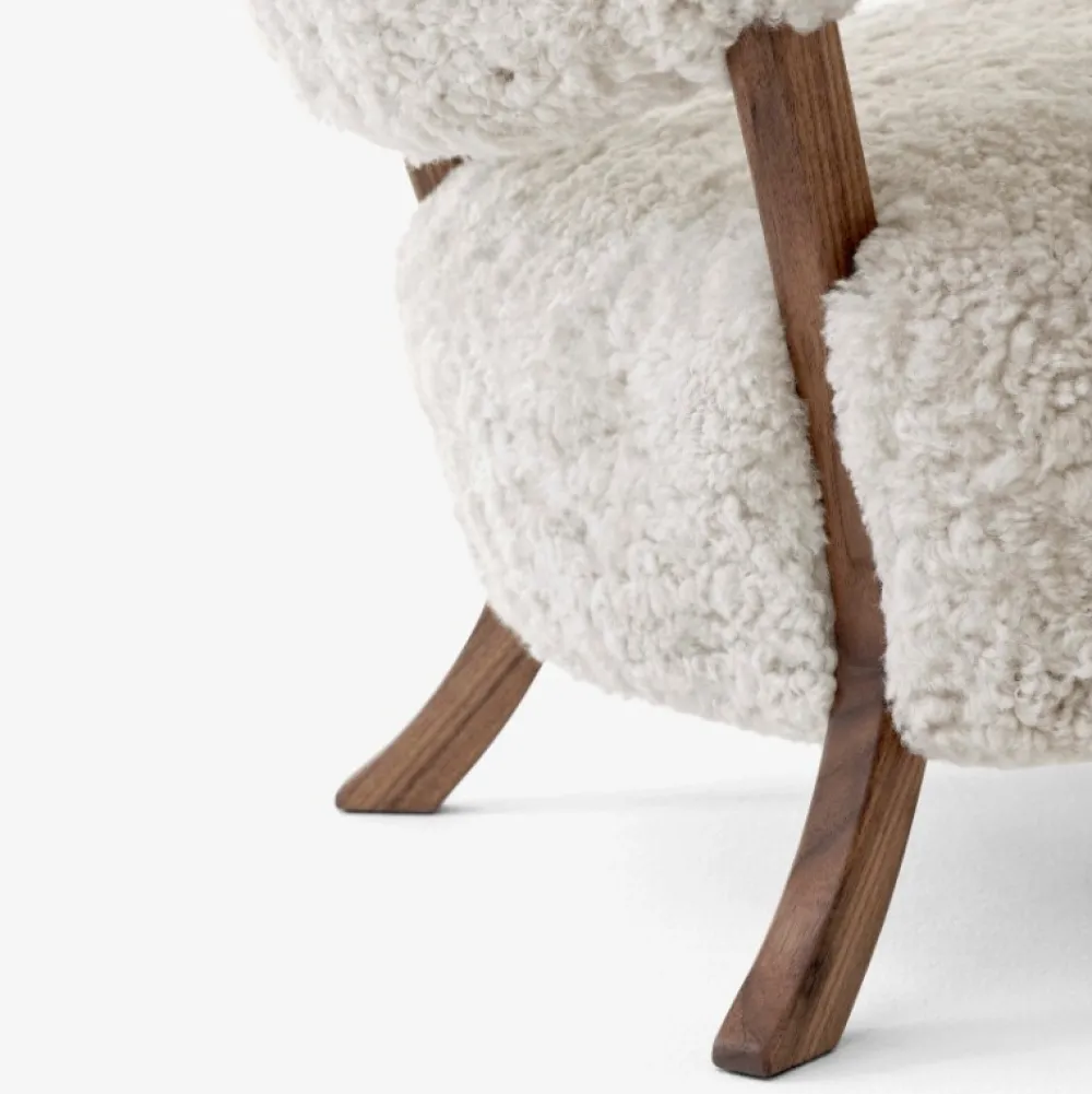&Tradition Stue|Stole>Wulff ATD2 & ATD3 Moonlight Sheepskin Oiled Walnut