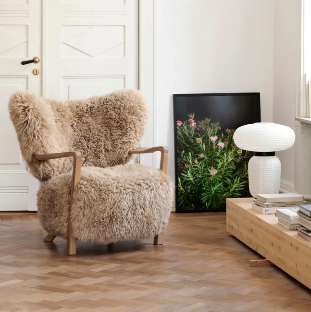 &Tradition Stue|Stole>Wulff ATD2 & ATD3 Honey Sheepskin Oiled Oak