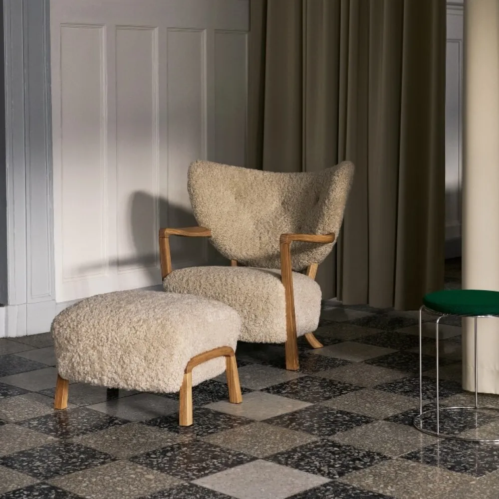 &Tradition Stue|Stole>Wulff ATD2 & ATD3 Moonlight Sheepskin Oiled Oak