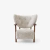 &Tradition Stue|Stole>Wulff ATD2 Moonlight Sheepskin Oiled Walnut