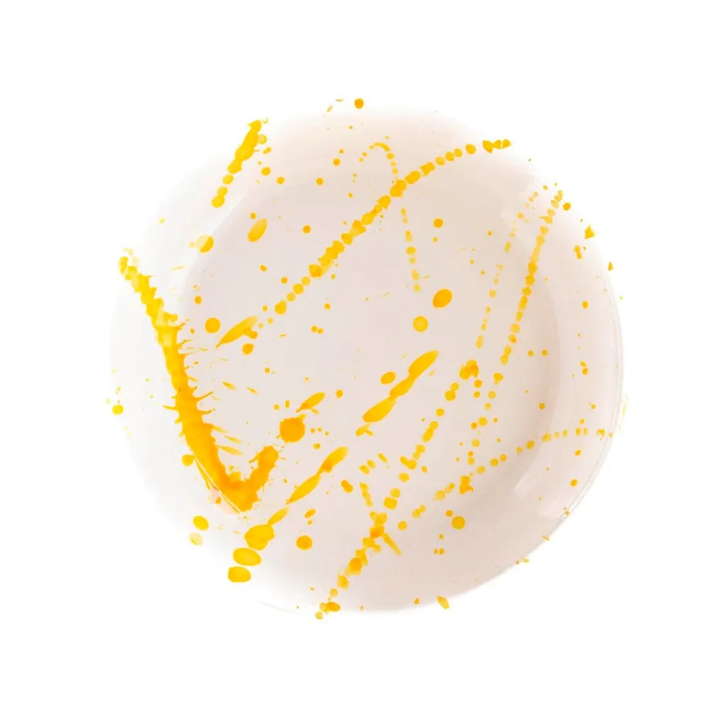 Val Pottery Køkken|Keramik & Porcelæn>Festive Fusilli Bowl Yellow Blob