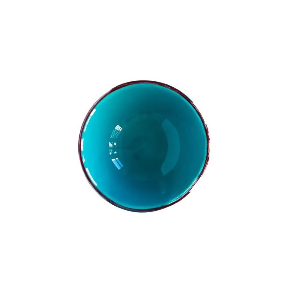 Val Pottery Køkken|Keramik & Porcelæn>Inez Bowl Turquoise/Dark Red Line
