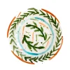 Val Pottery Køkken|Keramik & Porcelæn>Miguel Plate Dark Green Feathers