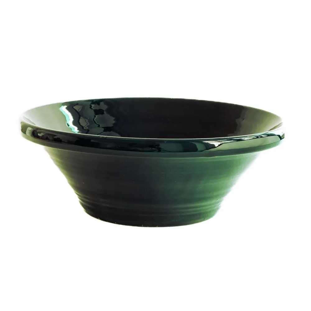 Val Pottery Køkken|Keramik & Porcelæn>Ricardo Salad Bowl Dark Green