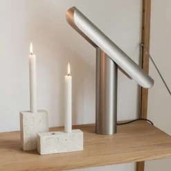 Wabi Sabi Nordic Andet Boligtilbehør|Lysestager>Epode Lysestage (2) Travertin