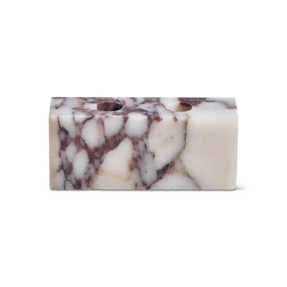 Wabi Sabi Nordic Andet Boligtilbehør|Lysestager>Epode Lysestage (2) Calacatta Violetta