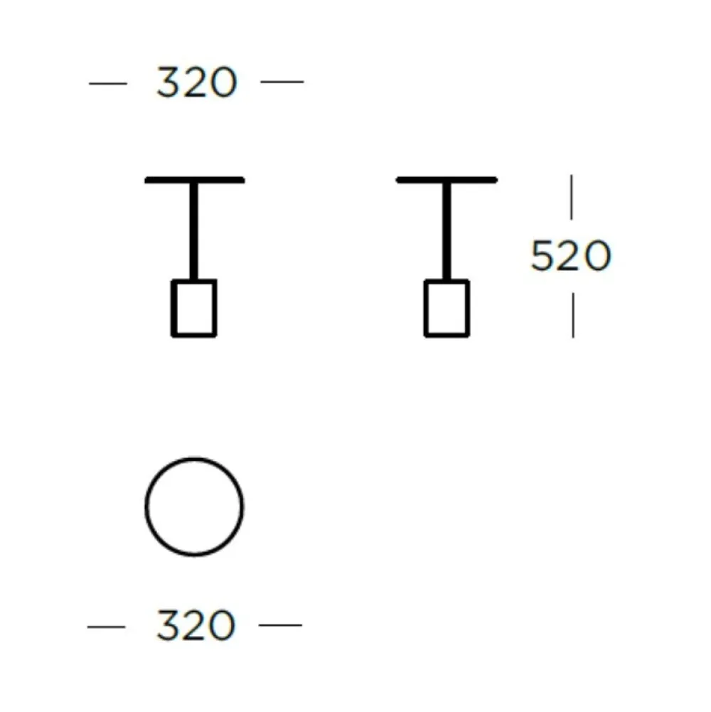 Wendelbo Stue>Calibre Sidebord Høj