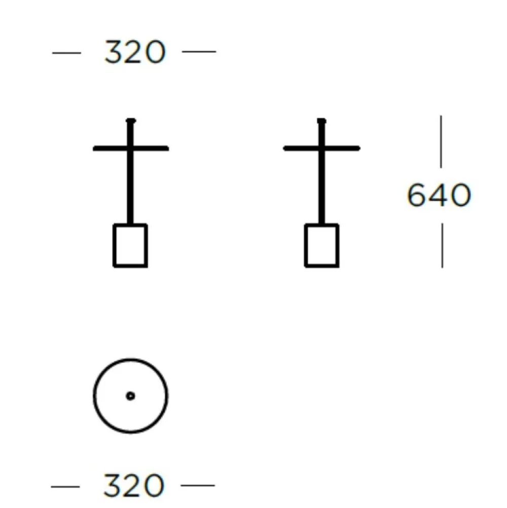 Wendelbo Stue>Calibre Sidebord Høj Med Håndtag