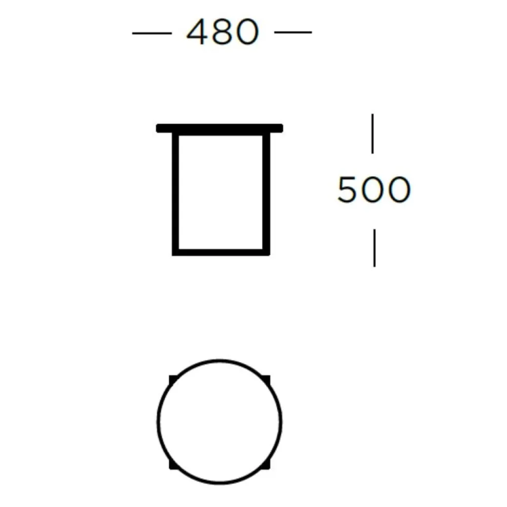 Wendelbo Stue>Circle Sidebord Brun