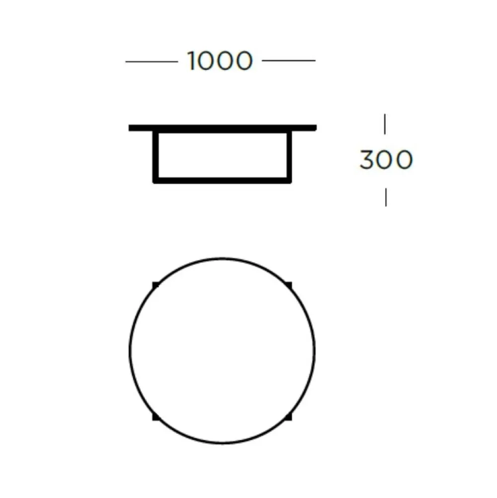 Wendelbo Borde|Stue>Circle Sofabord Sort