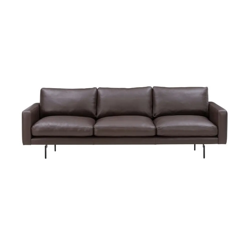 Wendelbo Sofaer|Stue>Edge V1 3-Pers. Sofa Brun Faith Læder
