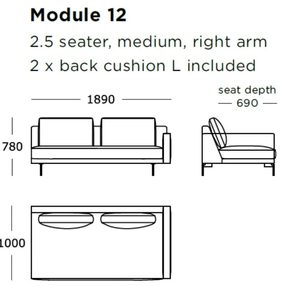Wendelbo Sofaer|Stue>Edge V2 Sofa Venstrevendt Soft 02