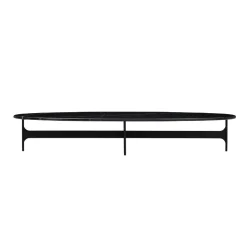 Wendelbo Borde|Stue>Floema Oval Sofabord Sort