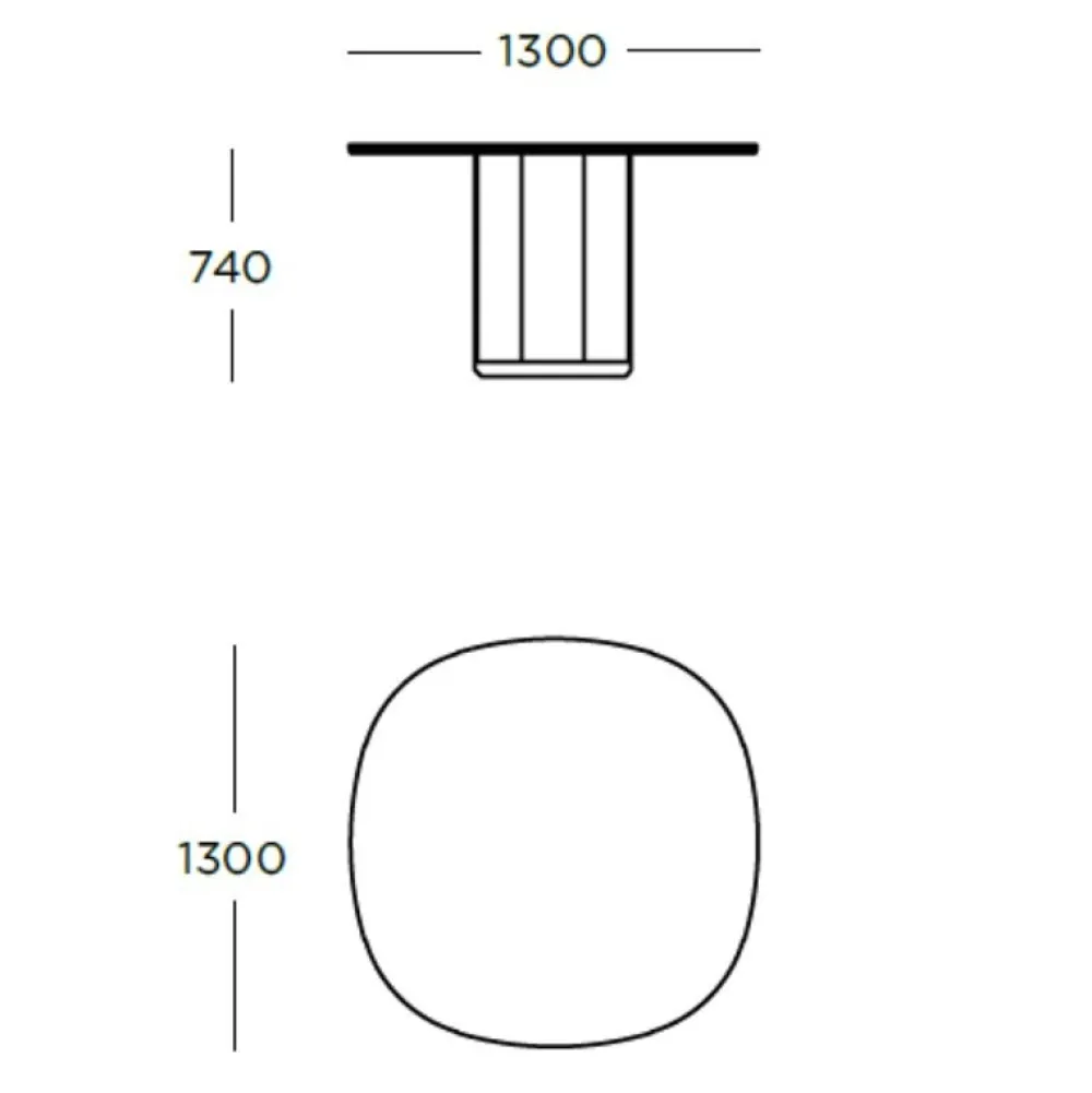 Wendelbo Borde|Stue>Ovata Spisebord Sort